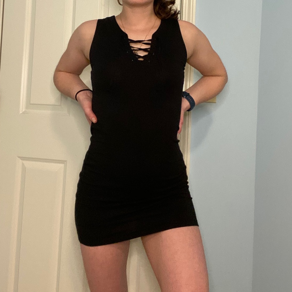Garage Black body con dress🫟
